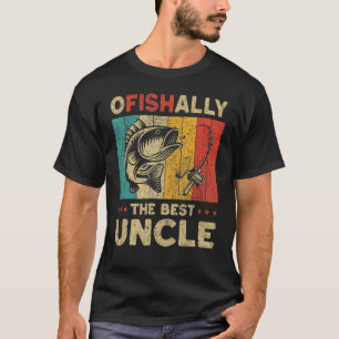 Vaderdag Grappige Vissen Ofishally De Beste Oom T-shirt