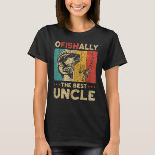 Vaderdag Grappige Vissen Ofishally De Beste Oom T-shirt