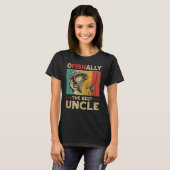Vaderdag Grappige Vissen Ofishally De Beste Oom T-shirt (Voorkant volledig)