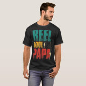 Vaderdag Grappige Vissende Haspek Cool Papa. T-shirt (Voorkant volledig)