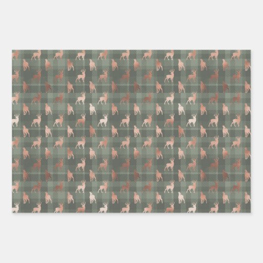 Vaderdag Green Pset Buck Inpakpapier Vel (Voorkant 3)