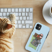 Vaderdag Grey Cat Case-Mate iPhone Case