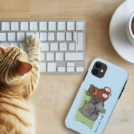Vaderdag Grey Cat Case-Mate iPhone Case