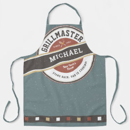Vaderdag Grillmaster Funny Apron Schort