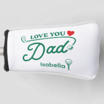 Vaderdag groene typografie Love You Dad