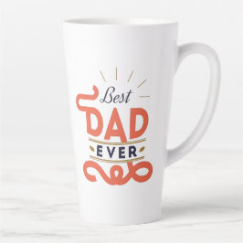 Vaderdag grote latte Mok - beste vader ooit