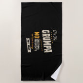 Vaderdag | Grumpa Way Funny Grandpa Strandlaken (Voorkant)