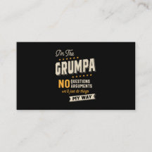 Vaderdag | Grumpa Way Funny Grandpa