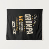 Vaderdag | Grumpa Way Grappige Grootvader Wandkleed (Voorkant (horizontaal))