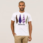 Vaderdag Halseinden Modieus Klasse T-shirt (Voorkant volledig)