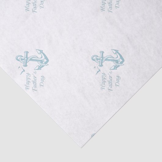 Vaderdag - "Happy Vaderdag" - Nautisch Tissuepapier (Detail)