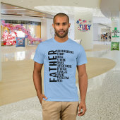 Vaderdag "Hardwerkend" T-shirt