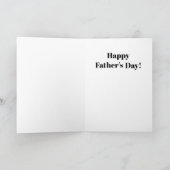 Vaderdag Hero Dad Feestdagen Kaart (Binnen)