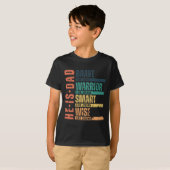 Vaderdag Hij is papa dapper als David Mannen T-shirt (Voorkant volledig)
