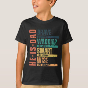 Vaderdag Hij is papa dapper als David Mannen T-shirt