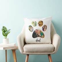 Vaderdag Hond Pa | 5 Paw Print Fotocollage