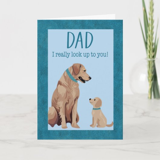Vaderdag Honden Kaart (Voorkant)