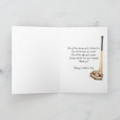 Vaderdag honkbal kaart (Binnen)