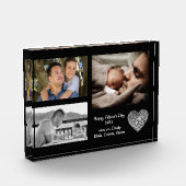 Vaderdag hou van je papa moderne eenvoudige collag fotoblokken (Links)