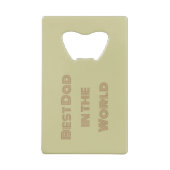 Vaderdag houten teken aangepaste bericht creditkaart flessenopener (Achterkant)