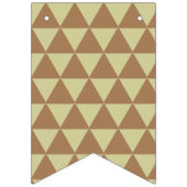 Vaderdag houten teken aangepaste bericht vlaggetjes (Derde vlag)