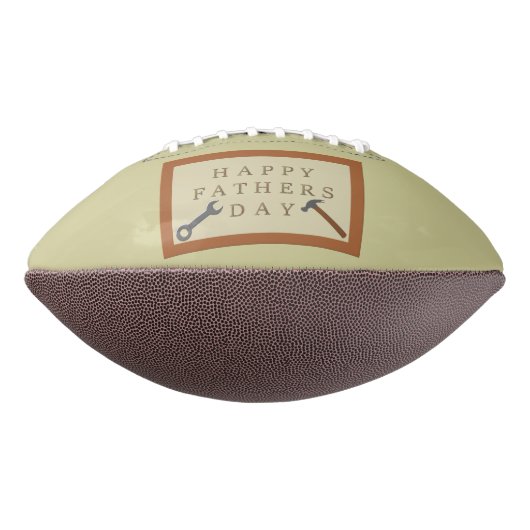 Vaderdag houten teken american football (Gedraaid 270)