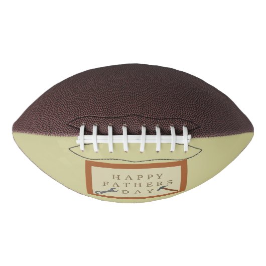 Vaderdag houten teken american football (Voorkant)