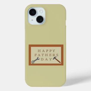 Vaderdag houten teken iPhone 15 case