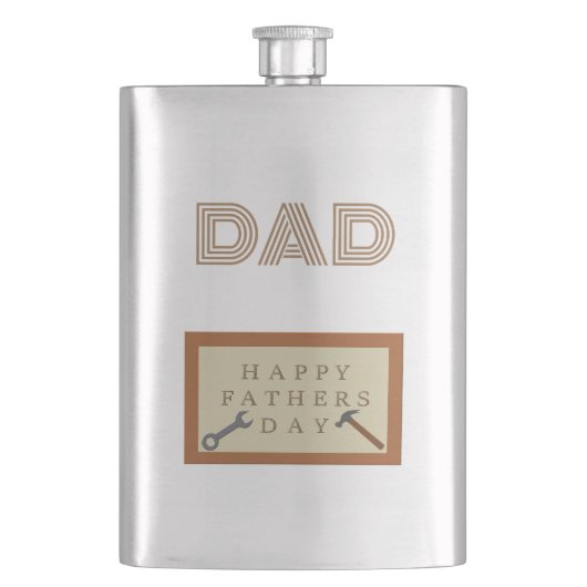 Vaderdag houten teken douane flacon (Voorkant)