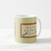 Vaderdag houten teken koffiemok (Voorkant rechts)
