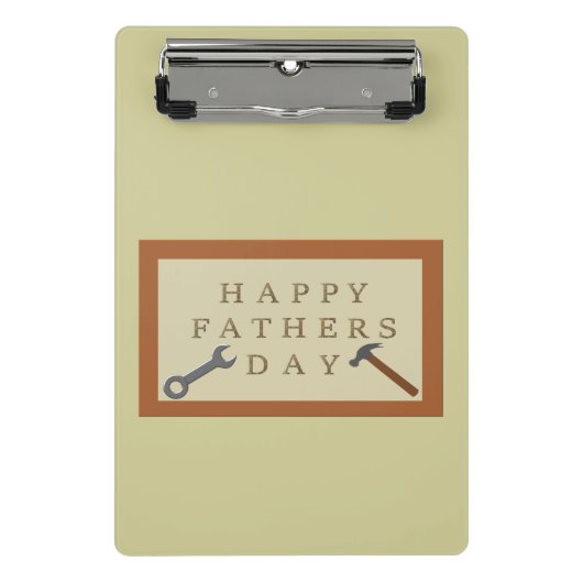 Vaderdag houten teken mini klembord (Voorkant)