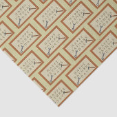 Vaderdag houten teken patroon tissuepapier (Detail)