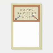 Vaderdag houten teken post-it® notes (Voorkant)