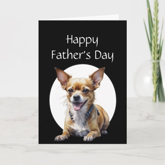Vaderdag Humor Chihuahua Hond Kaart (Voorkant)