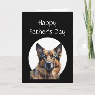 Vaderdag humor Duitse herder hond Kaart