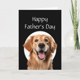 Vaderdag humor Golden Retriever hond Kaart