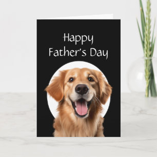 Vaderdag humor Golden Retriever hond Kaart