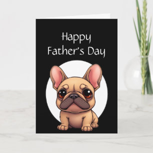 Vaderdag Humor Huisdier Franse Bulldog Hond Kaart