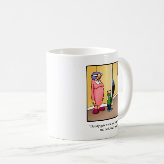 Vaderdag Humor Mok Gift (Voorkant rechts)