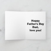 Vaderdag Humor Wenskaart Kaart (Binnen)