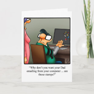 Vaderdag Humor Wenskaart Kaart