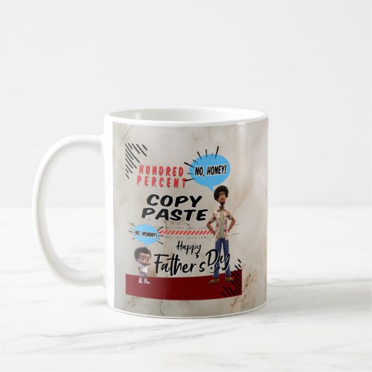 Vaderdag - Hundred Percent Copy Paste Koffiemok (Links)