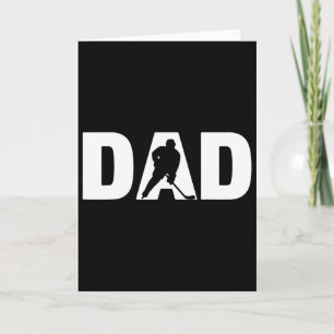 Vaderdag IJshockeyspeler Heren IJshockey Papa Kaart