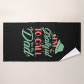 Vaderdag Ik ben dankbaar dat ik je mijn vader noem Badhanddoek (Badhanddoek)