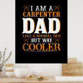 Vaderdag Ik ben een tima. Poster (Keuken)