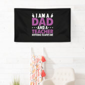 Vaderdag Ik Ben Een Vader En Een Leraar Spandoek (Insitu)