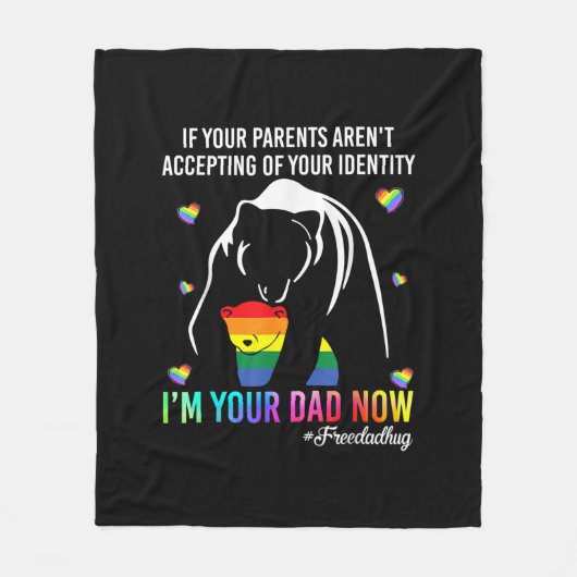 Vaderdag | Ik ben je vader nu Fleece Deken (Voorkant)