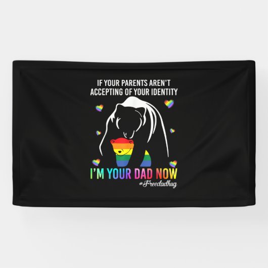 Vaderdag | Ik ben je vader nu Spandoek (Horizontaal)
