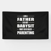 Vaderdag | Ik ben vader Spandoek (Horizontaal)