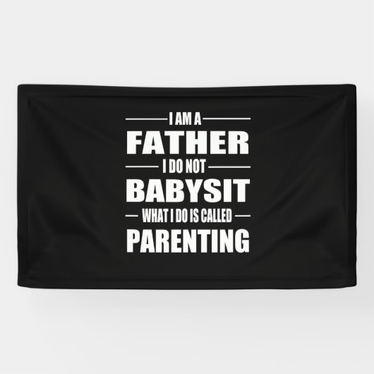 Vaderdag | Ik ben vader Spandoek (Horizontaal)